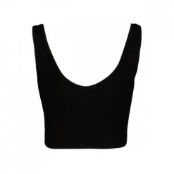 CALVIN KLEIN JEANS TOP RIB CROP DONNA Nero -Offerta Economica Novità calvin klein jeans j20j218334 top canotta ck rib crop donna casual donna 044971701 beh 20
