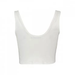 CALVIN KLEIN JEANS TOP RIB CROP DONNA Bianco 9 CALVIN KLEIN JEANS TOP RIB CROP DONNA Bianco -Offerta Economica Novità calvin klein jeans j20j218334 top canotta ck rib crop donna casual donna 044971801 yaf 2