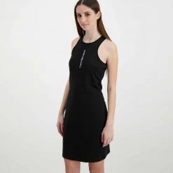 CALVIN KLEIN JEANS ABITO FADED LOGO TANK DONNA DONNA Nero -Offerta Economica Novità calvin klein jeans j20j218409 abito faded logo tank donna donna casual donna 044972101 beh 3