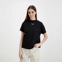 CALVIN KLEIN JEANS T-SHIRT STACKED LOGO LOOSE DONNA Nero 10 CALVIN KLEIN JEANS T-SHIRT STACKED LOGO LOOSE DONNA Nero -Offerta Economica Novità calvin klein jeans j20j218708 t shirt stacked logo loose donna casual donna 044973001 beh 4