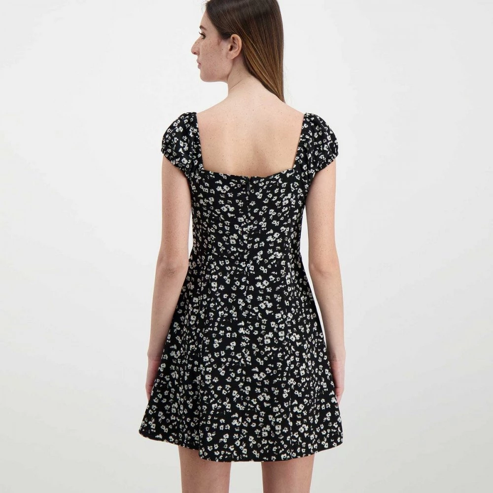 CALVIN KLEIN JEANS ABITO OFF SHOULDER DONNA Nero 6 CALVIN KLEIN JEANS ABITO OFF SHOULDER DONNA Nero - immagine 4