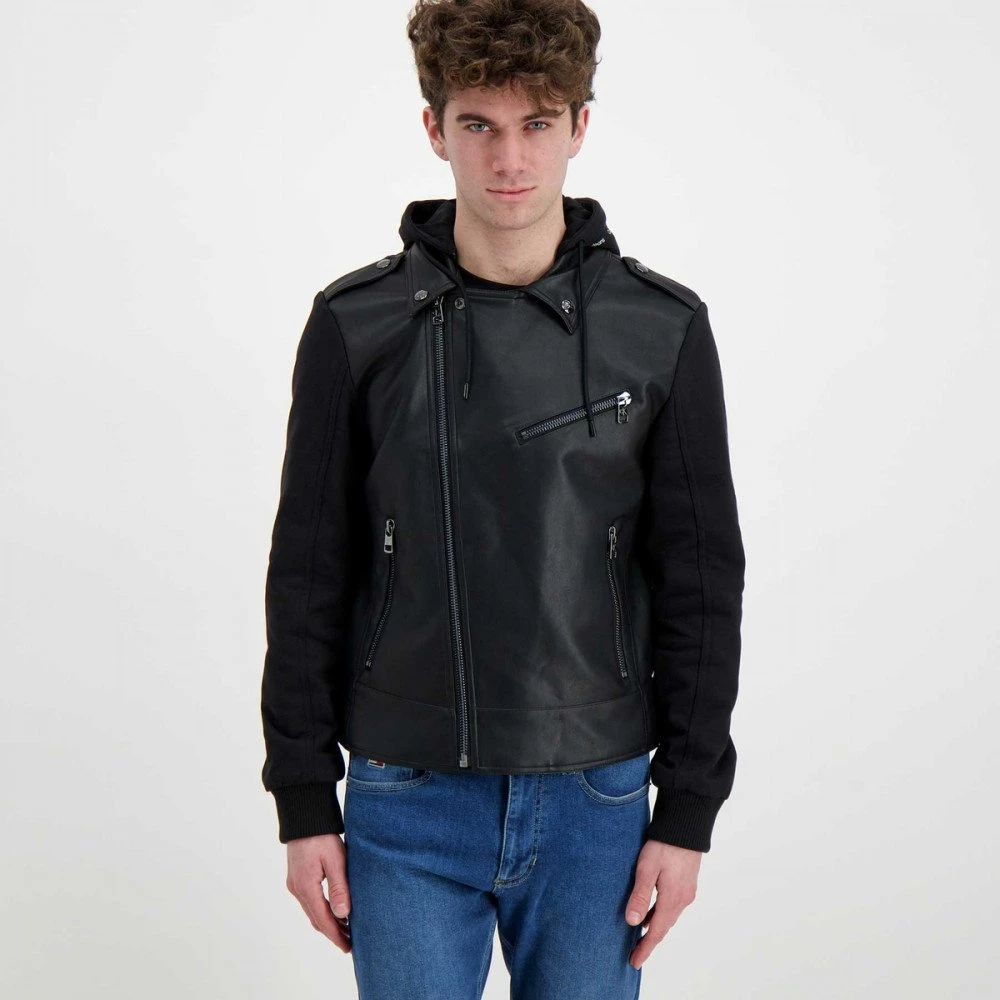 CALVIN KLEIN JEANS CHIODO BIMATERIALE ECO Nero 5 CALVIN KLEIN JEANS CHIODO BIMATERIALE ECO Nero - immagine 3