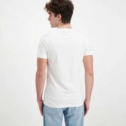 CALVIN KLEIN JEANS T-SHIRT LOGO Bianco -Offerta Economica Novità calvin klein jeans j30j319713 t shirt logo casual uomo 044624401 yaf 3