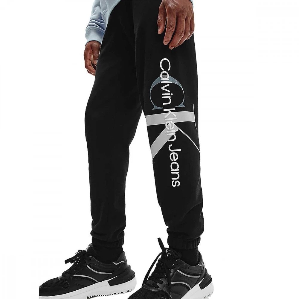CALVIN KLEIN JEANS PANTALONI MONOGRAM Nero 6 CALVIN KLEIN JEANS PANTALONI MONOGRAM Nero - immagine 4