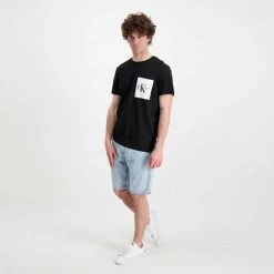 CALVIN KLEIN JEANS T-SHIRT POCKET LOGO Nero -Offerta Economica Novità calvin klein jeans j30j320192 t shirt pocket logo casual uomo 044626901 beh 5