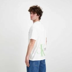 CALVIN KLEIN JEANS T-SHIRT MONOGRAM RETRO Bianco 12 CALVIN KLEIN JEANS T-SHIRT MONOGRAM RETRO Bianco -Offerta Economica Novità calvin klein jeans j30j320196 t shirt monogram retro casual uomo 044627101 yaf 5