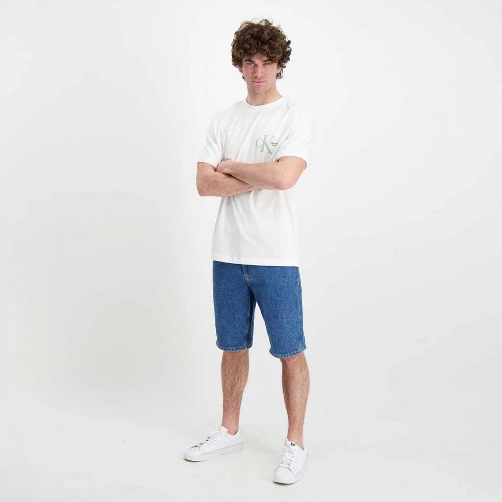 CALVIN KLEIN JEANS T-SHIRT MONOGRAM RETRO Bianco 8 CALVIN KLEIN JEANS T-SHIRT MONOGRAM RETRO Bianco - immagine 6