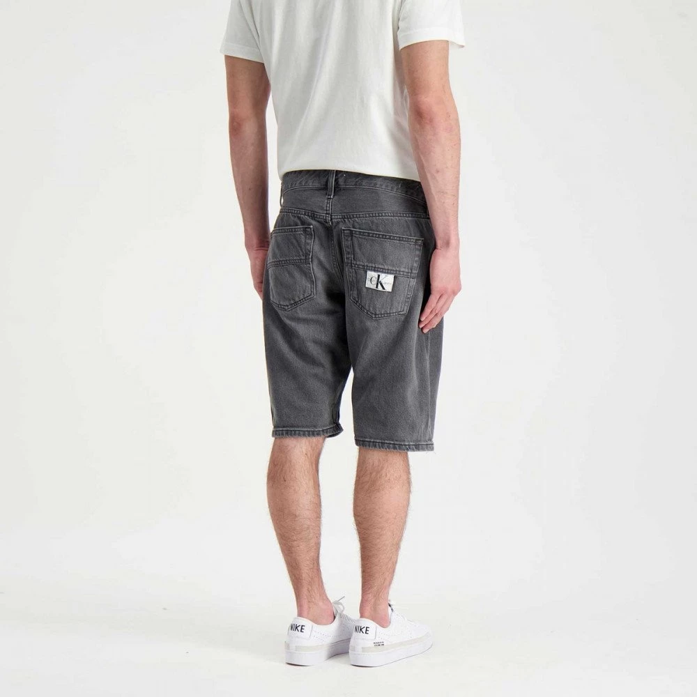 CALVIN KLEIN JEANS BERMUDA IN DENIM REGULAR Nero 7 CALVIN KLEIN JEANS BERMUDA IN DENIM REGULAR Nero - immagine 5