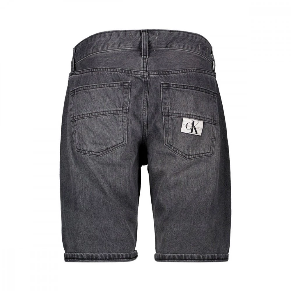 CALVIN KLEIN JEANS BERMUDA IN DENIM REGULAR Nero 5 CALVIN KLEIN JEANS BERMUDA IN DENIM REGULAR Nero - immagine 3