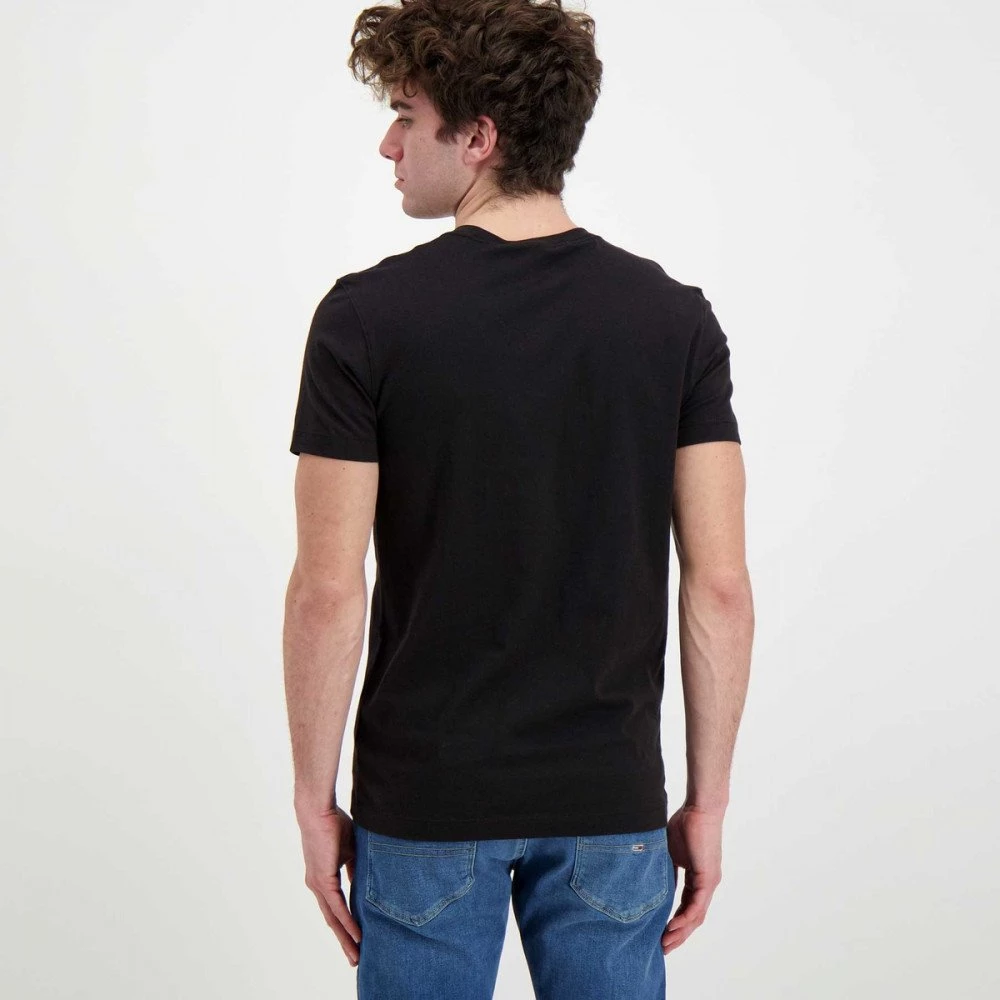 CALVIN KLEIN JEANS T-SHIRT STACKED LOGO Nero 5 CALVIN KLEIN JEANS T-SHIRT STACKED LOGO Nero - immagine 3