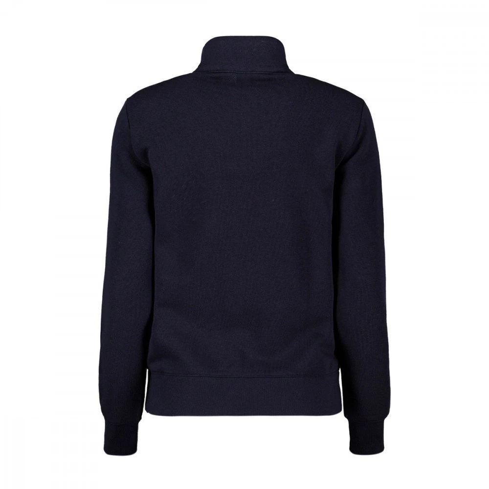 CHAMPION FELPA FULL ZIP LOGO PICCOLO DONNA Blu 4 CHAMPION FELPA FULL ZIP LOGO PICCOLO DONNA Blu - immagine 2