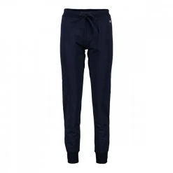 CHAMPION PANTALONI GARZATI CON POLSINO DONNA Nero