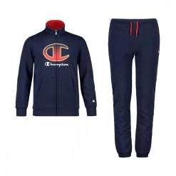 CHAMPION TUTA FULL ZIP ULTRA LIGHT BAMBINO Blu