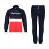 CHAMPION TUTA FULL ZIP ULTRA LIGHT BICOLOR BAMBINO Blu, Rosso -Offerta Economica Novità champion 306036 tuta full zip ultra light bicolor bambino abbigliamento bambino 044765601 bs501 1