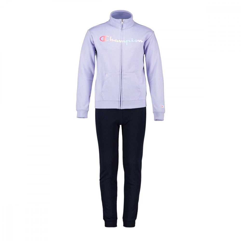 CHAMPION TUTA FULL ZIP GARZATA BAMBINA Blu, Viola 8 CHAMPION TUTA FULL ZIP GARZATA BAMBINA Blu, Viola - immagine 6