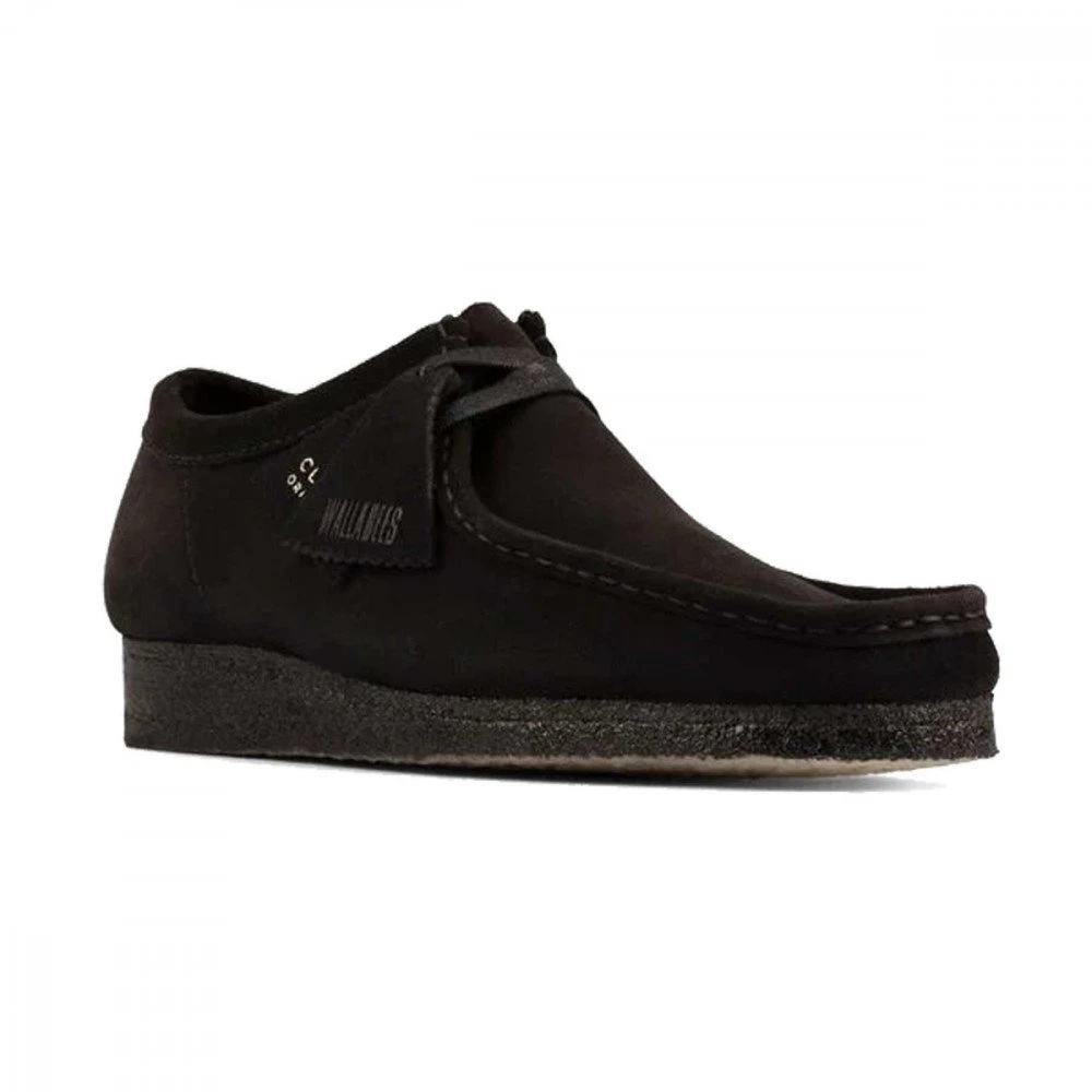 CLARKS WALLABEE Nero 4 CLARKS WALLABEE Nero - immagine 2