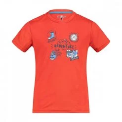 CMP T-SHIRT PIQUET GRAFICA BAMBINO Grigio