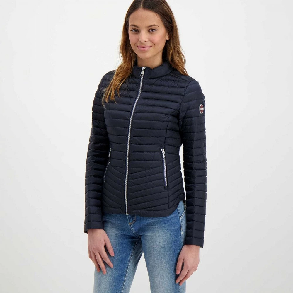 COLMAR ORIGINALS PIUMINO LEGGERO RECYCLED DONNA Blu 5 COLMAR ORIGINALS PIUMINO LEGGERO RECYCLED DONNA Blu - immagine 3