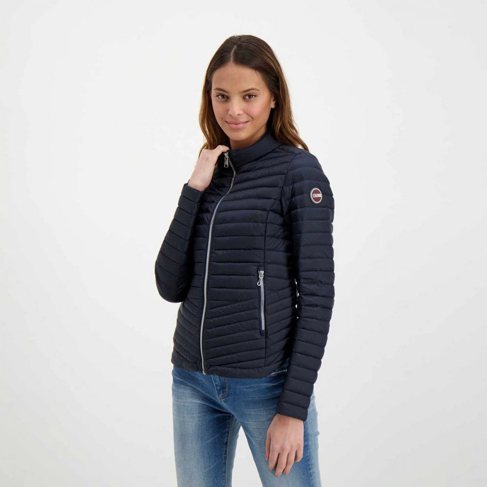 COLMAR ORIGINALS PIUMINO LEGGERO RECYCLED DONNA Blu 7 COLMAR ORIGINALS PIUMINO LEGGERO RECYCLED DONNA Blu - immagine 5