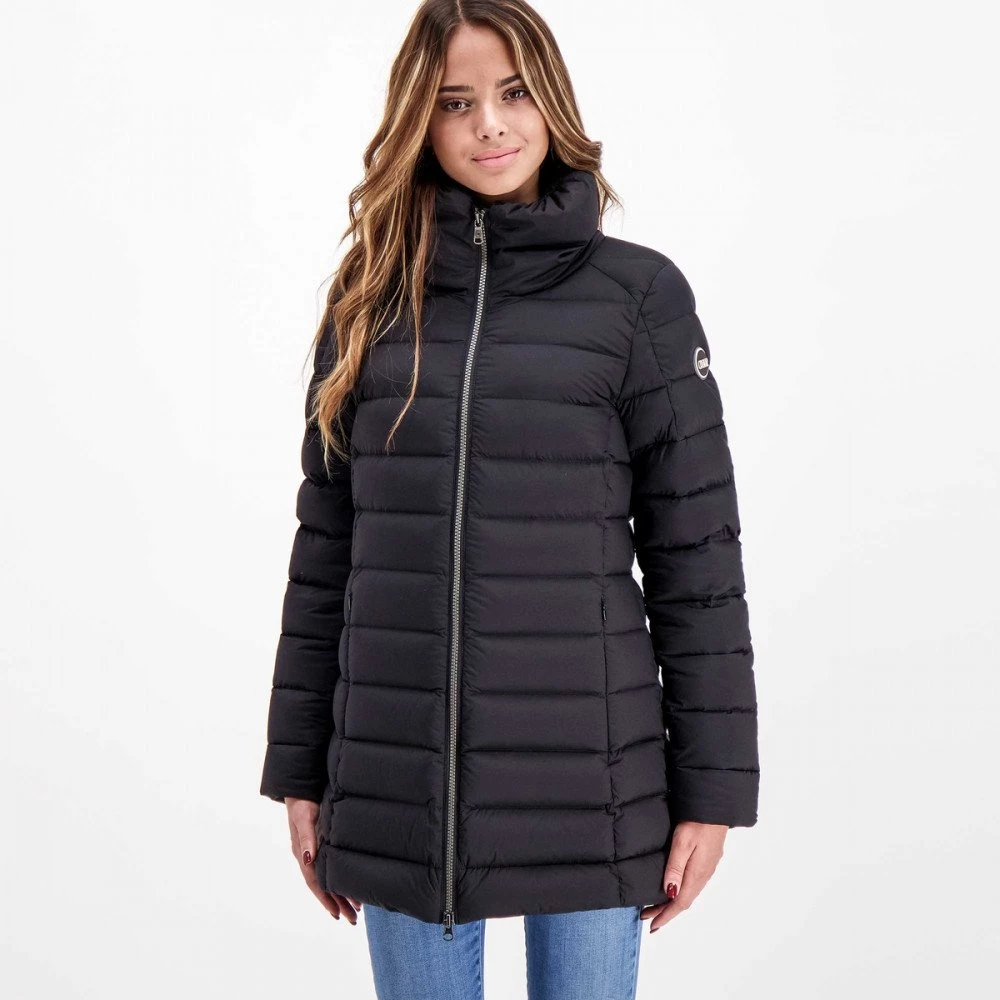 COLMAR ORIGINALS PIUMINO LUNGO STRETCH DONNA Nero 6 COLMAR ORIGINALS PIUMINO LUNGO STRETCH DONNA Nero - immagine 4