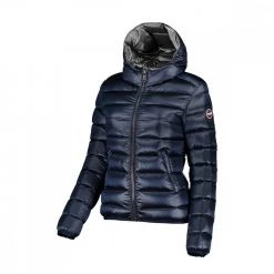 COLMAR ORIGINALS PIUMINO CON CAPPUCCIO DONNA Blu