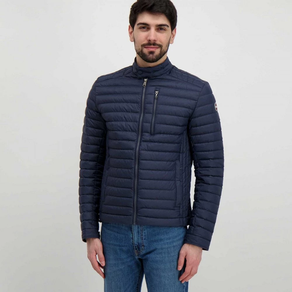 COLMAR ORIGINALS PIUMINO LEGGERO BIKER RECYCLED Blu 5 COLMAR ORIGINALS PIUMINO LEGGERO BIKER RECYCLED Blu - immagine 3