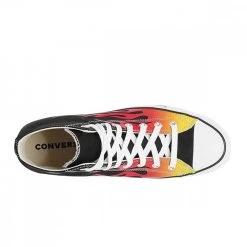 CONVERSE CHUCK TAYLOR ALL STAR HI FLAME Nero -Offerta Economica Novità converse 171130c chuck taylor all star hi flame tutte sneaker uomo 042087301 blfl 2
