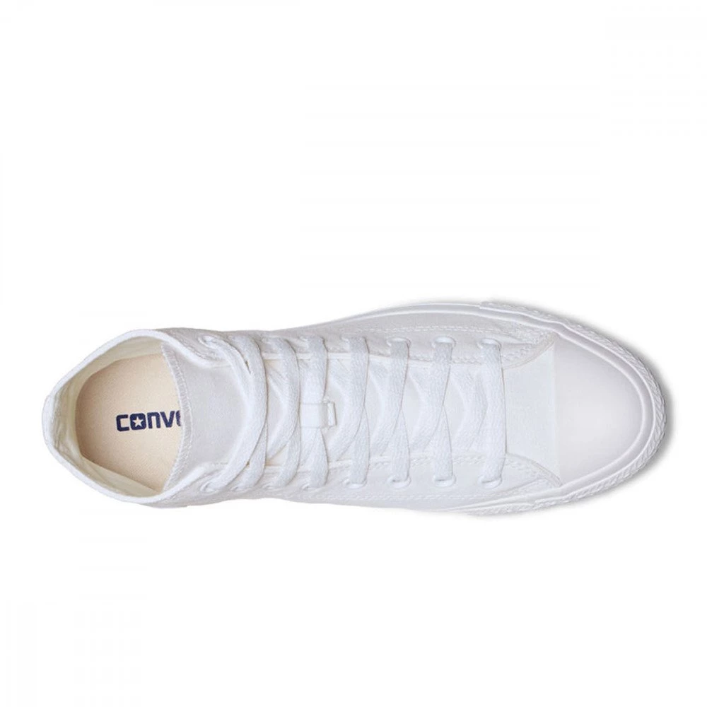 CONVERSE CHUCK TAYLOR ALL STAR HI MONO BIANCHE Bianco 4 CONVERSE CHUCK TAYLOR ALL STAR HI MONO BIANCHE Bianco - immagine 2