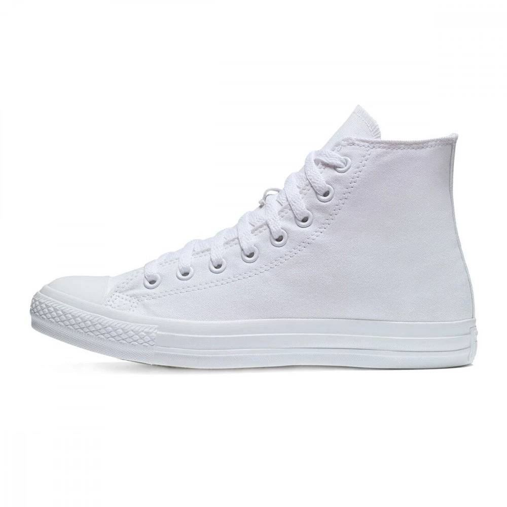 CONVERSE CHUCK TAYLOR ALL STAR HI MONO BIANCHE Bianco 8 CONVERSE CHUCK TAYLOR ALL STAR HI MONO BIANCHE Bianco - immagine 6