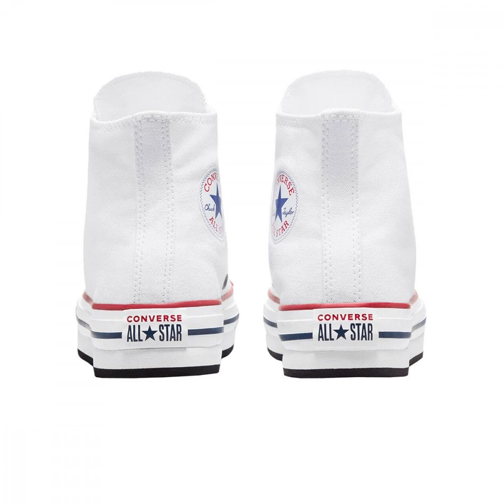 CONVERSE CHUCK TAYLOR ALL STAR HI EVA PLATFORM BAMBINA Bianco - immagine 4