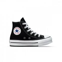 CONVERSE CHUCK TAYLOR ALL STAR HI EVA PLATFORM BAMBINA Nero