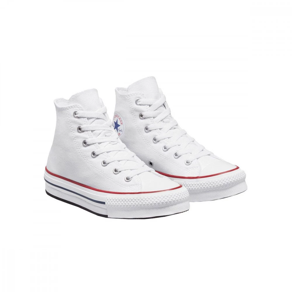 CONVERSE CHUCK TAYLOR ALL STAR HI PLATFORM BAMBINA Bianco - immagine 3