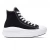 CONVERSE CHUCK TAYLOR ALL STAR MOVE HI TOP DONNA Nero -Offerta Economica Novità converse 568497c chuck taylor all star move hi donna tutte sneaker donna 041013301 blwh 1