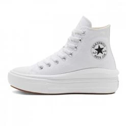 CONVERSE CHUCK TAYLOR ALL STAR MOVE HI TOP DONNA Bianco -Offerta Economica Novità converse 568498c chuck taylor all star move hi donna tutte sneaker donna 041013401 whbl 4