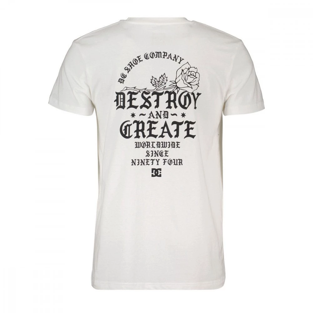 DC SHOES T-SHIRT DESTROYER 94 TSS Bianco 4 DC SHOES T-SHIRT DESTROYER 94 TSS Bianco - immagine 2