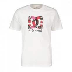 DC SHOES T-SHIRT FLOWER SERIES ANDY WARHOL Bianco