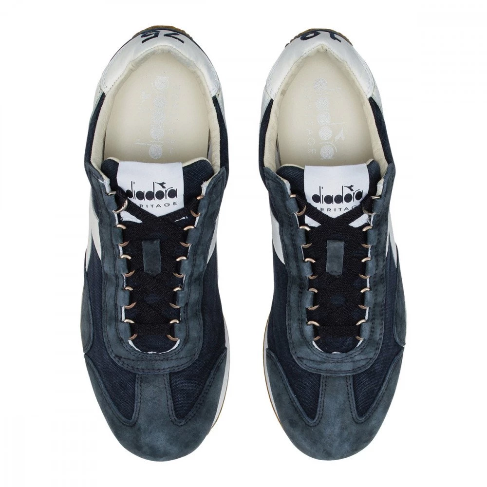 DIADORA HERITAGE EQUIPE STONE WASH Blu - immagine 4
