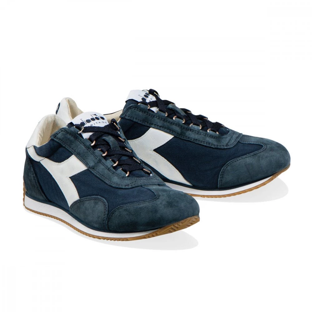 DIADORA HERITAGE EQUIPE STONE WASH Blu - immagine 5