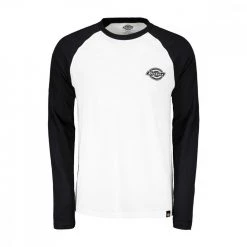 DICKIES MAGLIA MANICA LUNGA COLOGNE Bianco, Nero