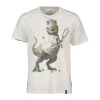 DIRTY VELVET T-SHIRT TENNISAURUS Grigio