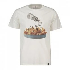 DIRTY VELVET T-SHIRT SHAKEN UP Bianco