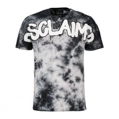 DISCLAIMER T-SHIRT TIE DYE Nero