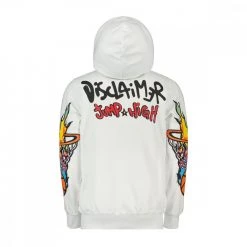 DISCLAIMER FELPA CON CAPPUCCIO JUMP HIGHT 7 DISCLAIMER FELPA CON CAPPUCCIO JUMP HIGHT -Offerta Economica Novità disclaimer 51564 felpa con cappuccio jump hight casual uomo 045340401 bian 3