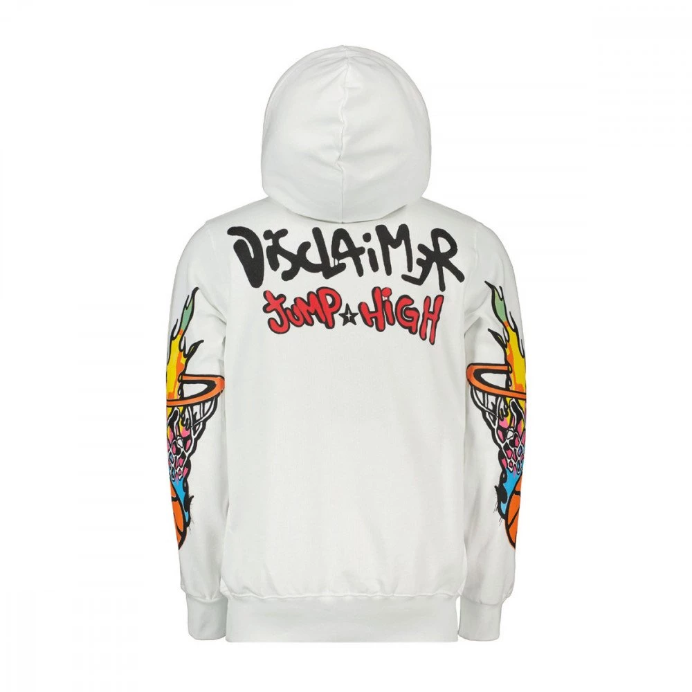 DISCLAIMER FELPA CON CAPPUCCIO JUMP HIGHT 5 DISCLAIMER FELPA CON CAPPUCCIO JUMP HIGHT - immagine 3