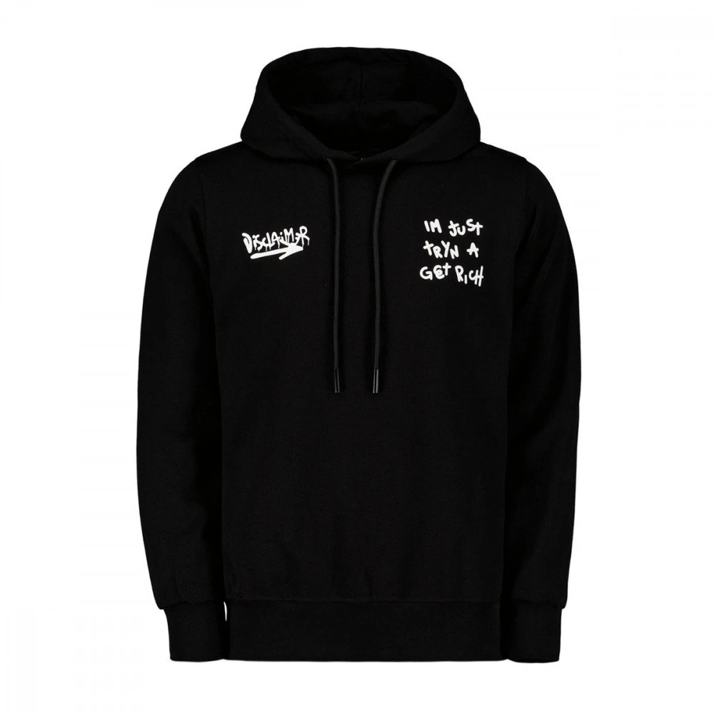 DISCLAIMER FELPA CON CAPPUCCIO SCHELETRO BASKET 3 DISCLAIMER FELPA CON CAPPUCCIO SCHELETRO BASKET