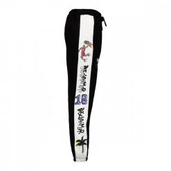 DISCLAIMER PANTALONI IN FELPA BASKET Nero -Offerta Economica Novità disclaimer 51638 pantaloni in felpa basket casual uomo 045341401 nero 3