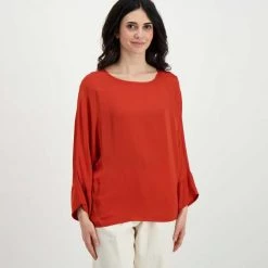 DIXIE BLUSA MANICHE SVASATE DONNA Arancio 10 DIXIE BLUSA MANICHE SVASATE DONNA Arancio -Offerta Economica Novità dixie c885t017 blusa maniche svasate donna casual donna 045470201 1295 3