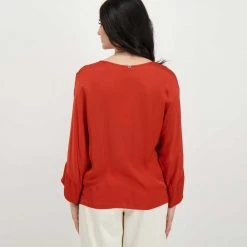 DIXIE BLUSA MANICHE SVASATE DONNA Arancio 11 DIXIE BLUSA MANICHE SVASATE DONNA Arancio -Offerta Economica Novità dixie c885t017 blusa maniche svasate donna casual donna 045470201 1295 4