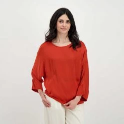 DIXIE BLUSA MANICHE SVASATE DONNA Arancio 12 DIXIE BLUSA MANICHE SVASATE DONNA Arancio -Offerta Economica Novità dixie c885t017 blusa maniche svasate donna casual donna 045470201 1295 5