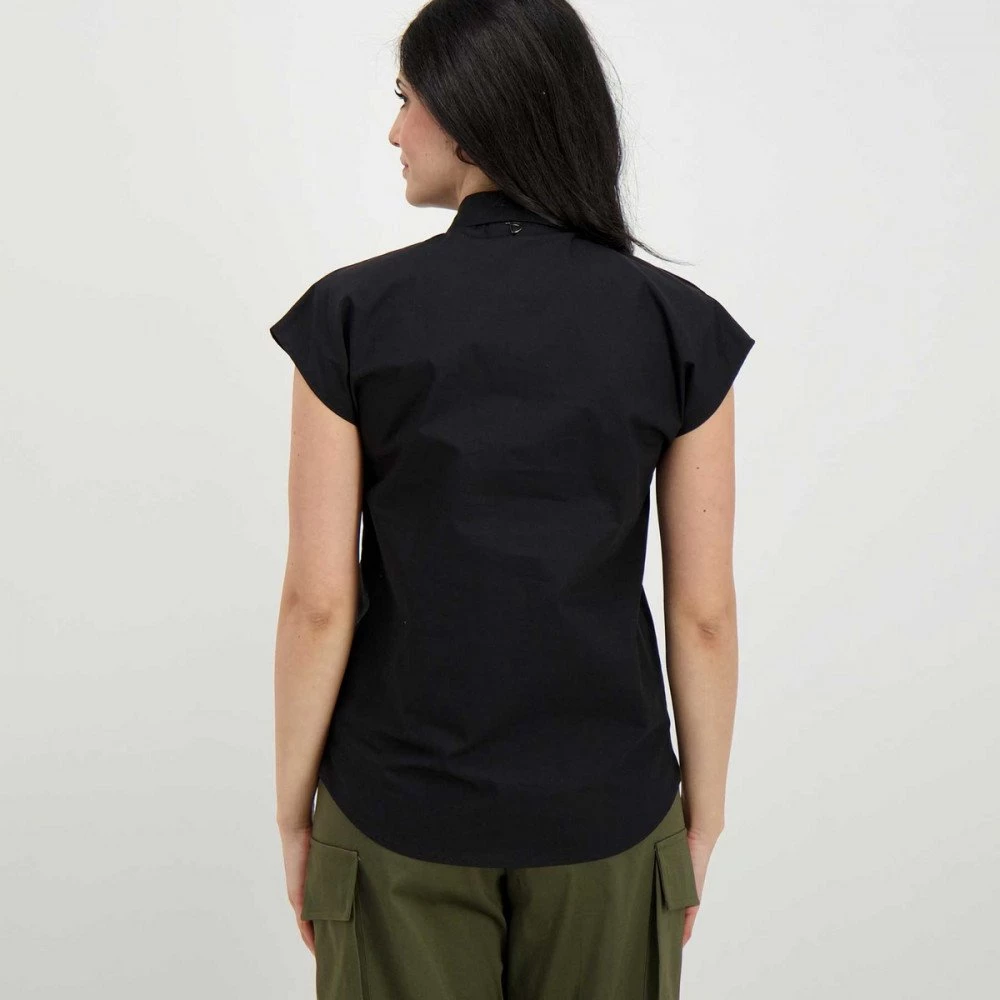 DIXIE CAMICIA SM IN POPLINE DONNA 6 DIXIE CAMICIA SM IN POPLINE DONNA - immagine 4